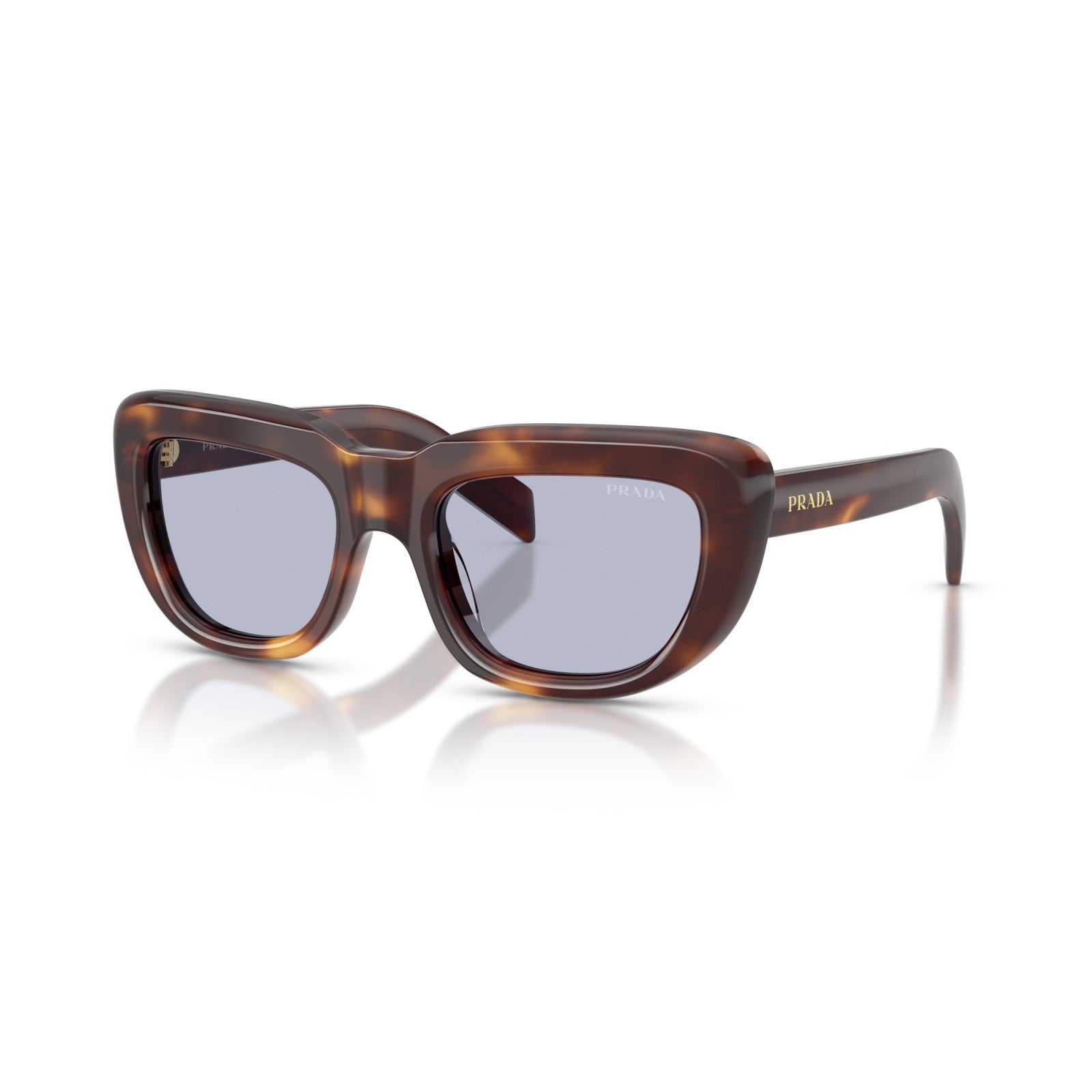 Prada PR D07S - 15W30X Tartaruga Classica | Occhiale Da Sole Donna