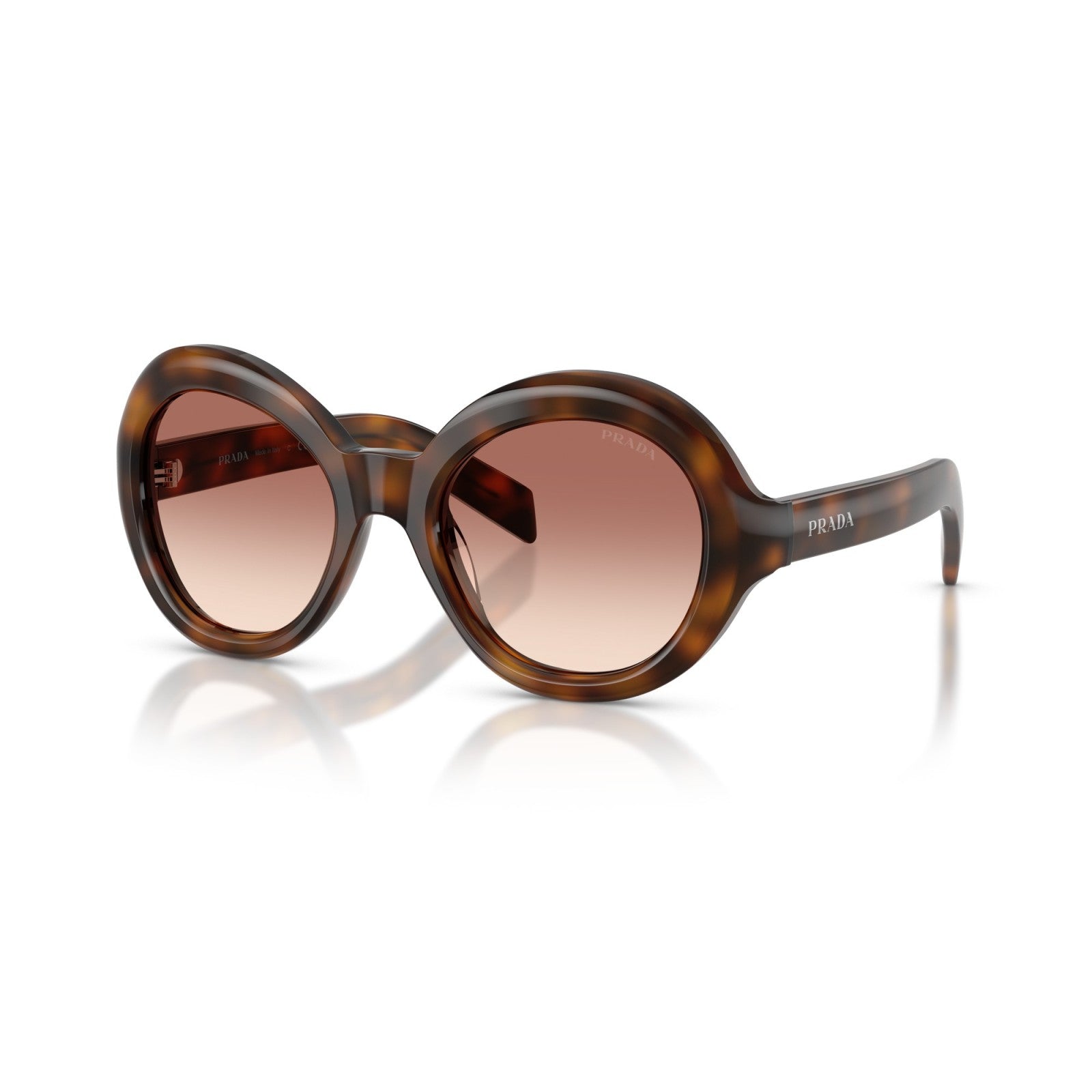Prada PR D08SU - 20D70X Tartaruga Di Ginepro | Occhiale Da Sole Donna Novità