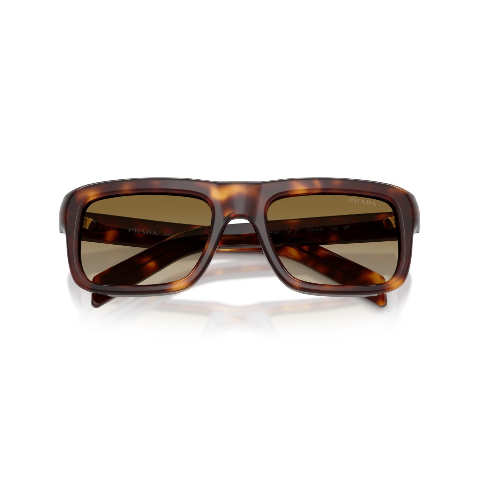 Prada PR D11S - 15W20U Tartaruga Classica | Occhiale Da Sole Uomo