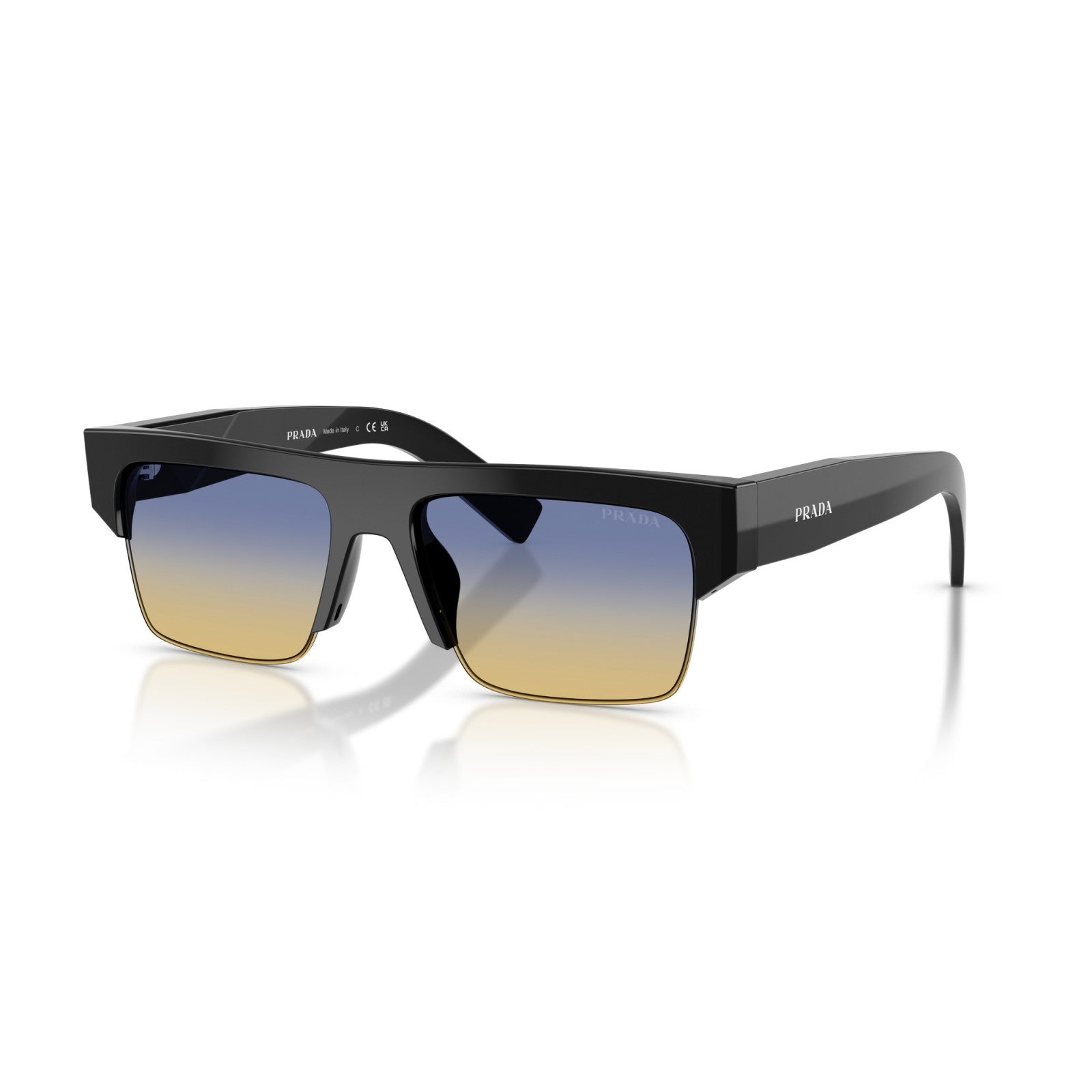 Prada PR D12SU - 16K50E Nero | Occhiale Da Sole Uomo
