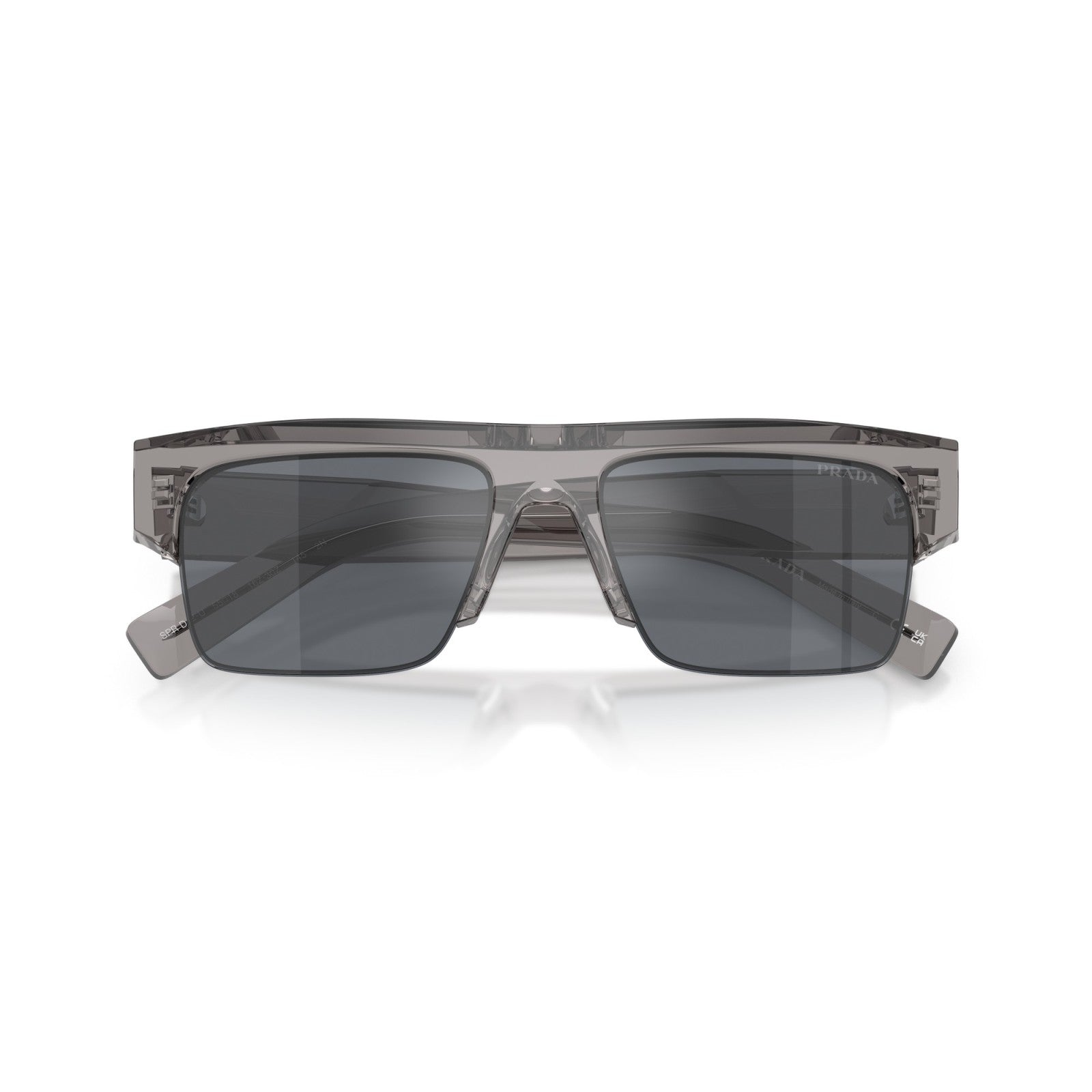 Prada PR D12SU - 16Z30Z Asfalto Trasparente | Occhiale Da Sole Uomo