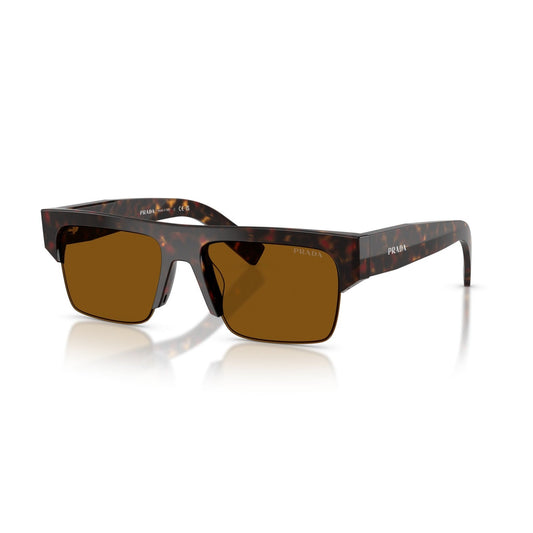 Prada PR D12SU - 17N20V Tartaruga Delle Radici | Occhiale Da Sole Uomo