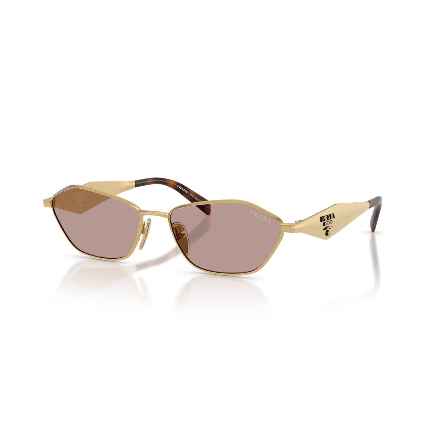Prada PR D50S - 5AK20I Oro | Occhiale Da Sole Donna