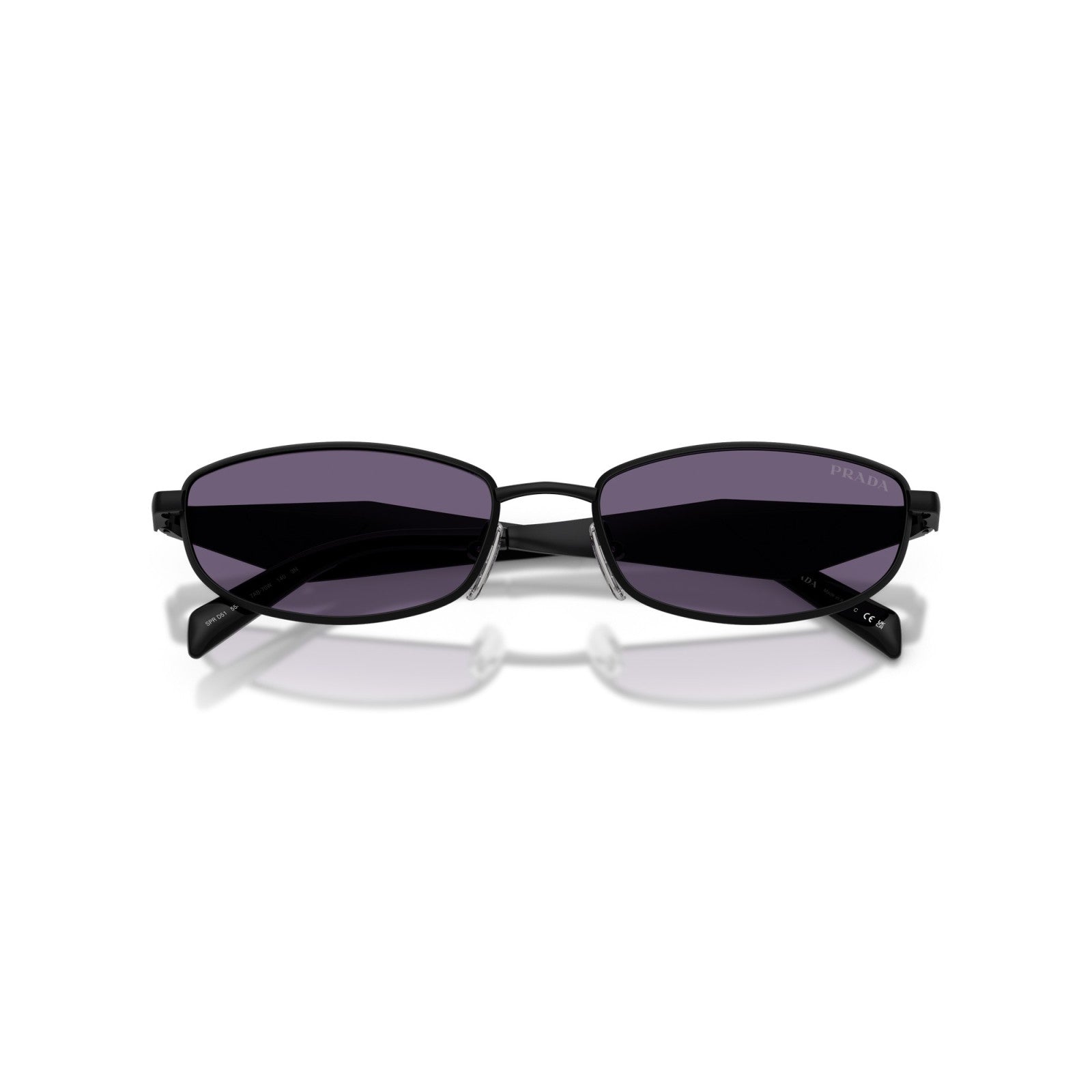 Prada PR D51S - 7AB70W Nero Satinato | Occhiale Da Sole Donna