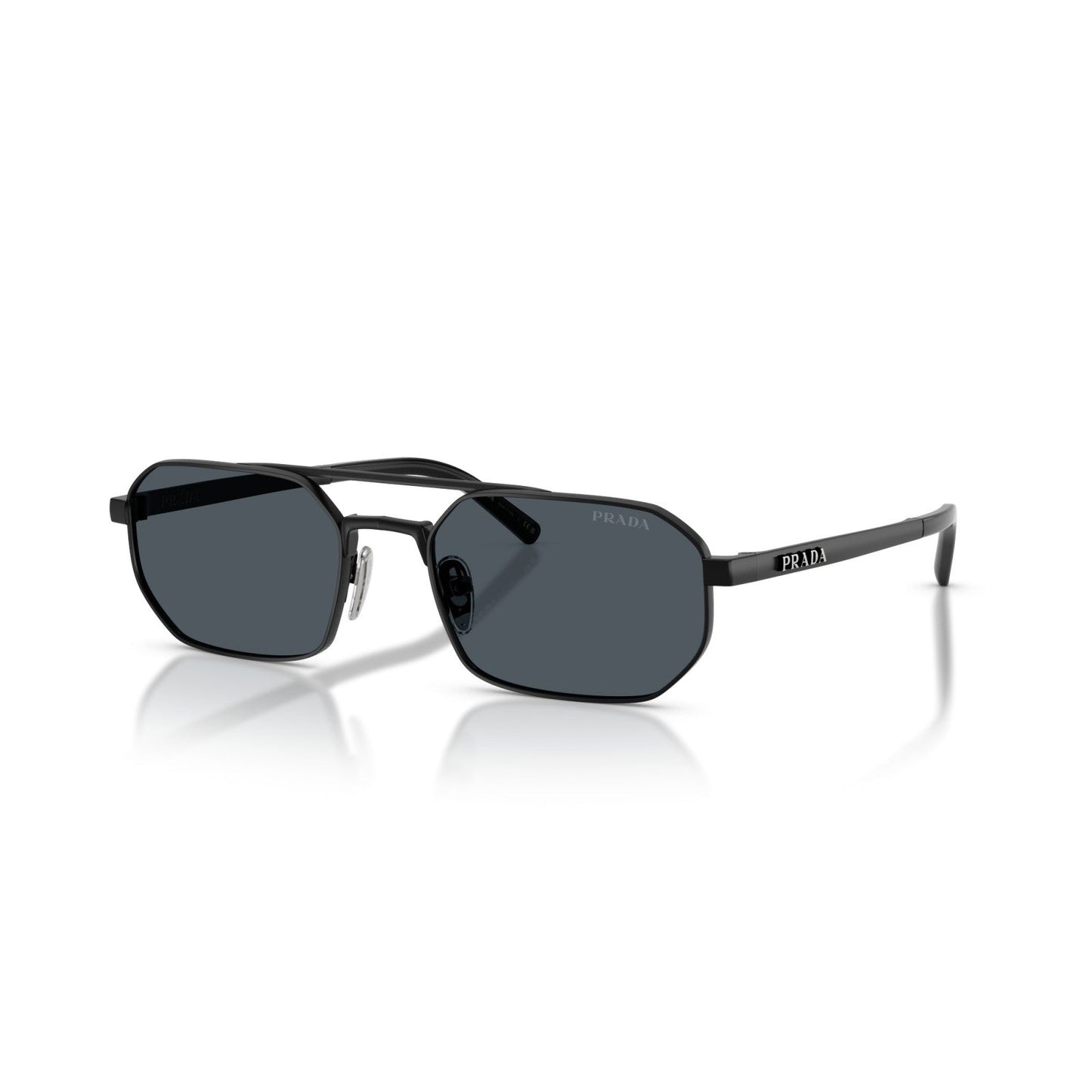Prada PR D54S - 7AB70B Nero Satinato | Occhiale Da Sole Uomo