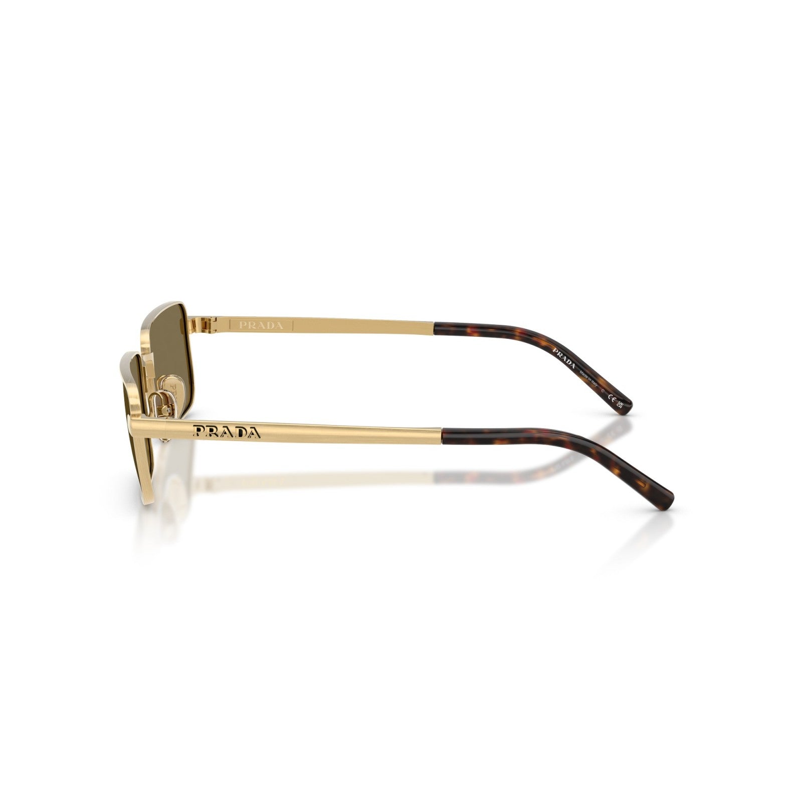 Prada PR D54S - 24J90F Oro Satinato | Occhiale Da Sole Uomo