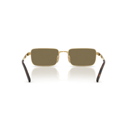 Prada PR D54S - 24J90F Oro Satinato | Occhiale Da Sole Uomo