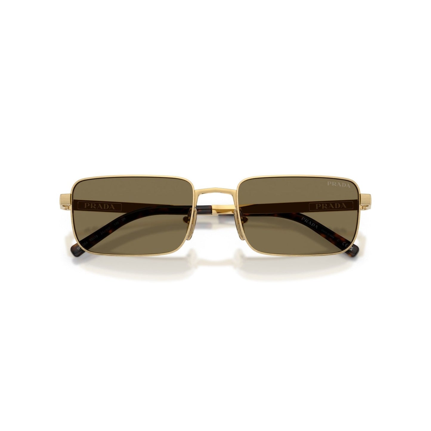 Prada PR D54S - 24J90F Oro Satinato | Occhiale Da Sole Uomo