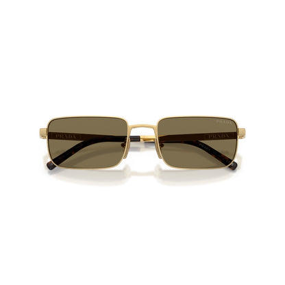 Prada PR D54S - 24J90F Oro Satinato | Occhiale Da Sole Uomo