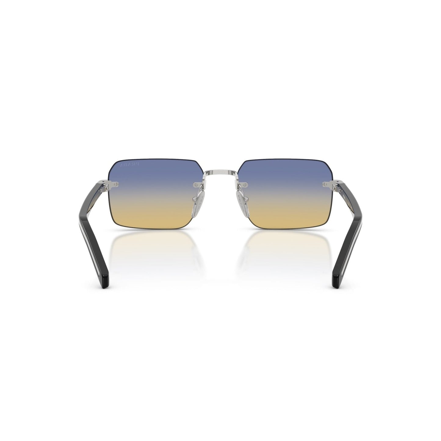 Prada PR D55S - 1BC50E Argento | Occhiale Da Sole Uomo