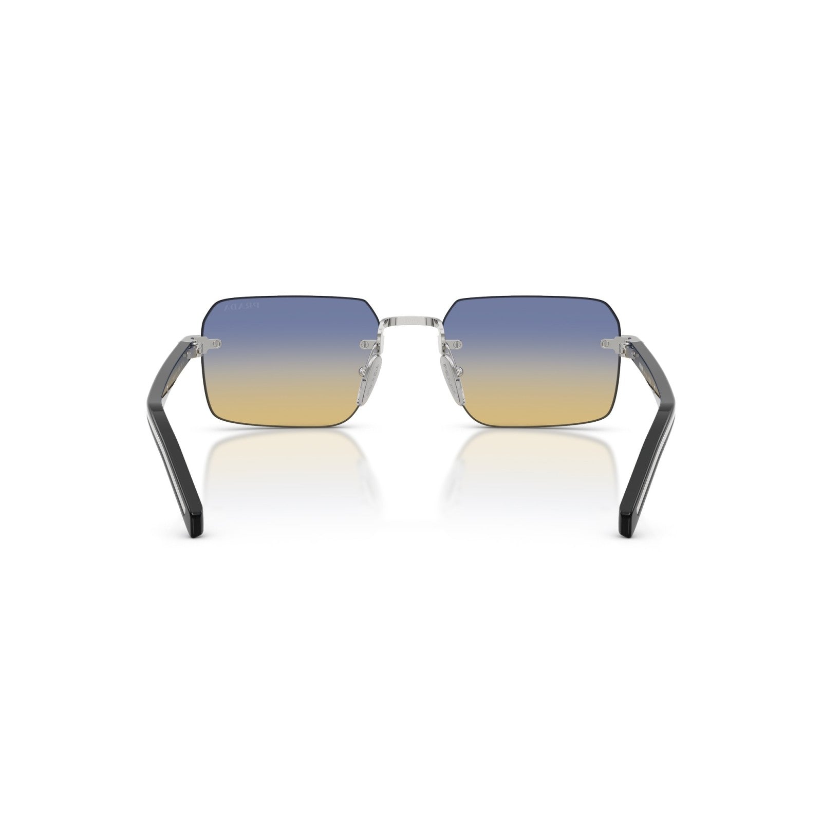 Prada PR D55S - 1BC50E Argento | Occhiale Da Sole Uomo