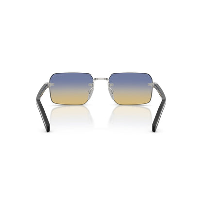 Prada PR D55S - 1BC50E Argento | Occhiale Da Sole Uomo