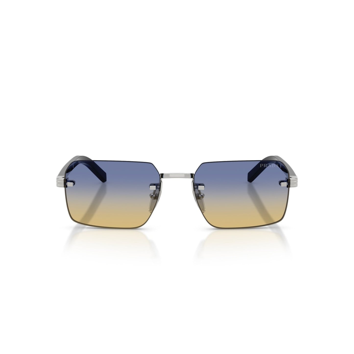 Prada PR D55S - 1BC50E Argento | Occhiale Da Sole Uomo
