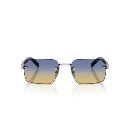 Prada PR D55S - 1BC50E Argento | Occhiale Da Sole Uomo