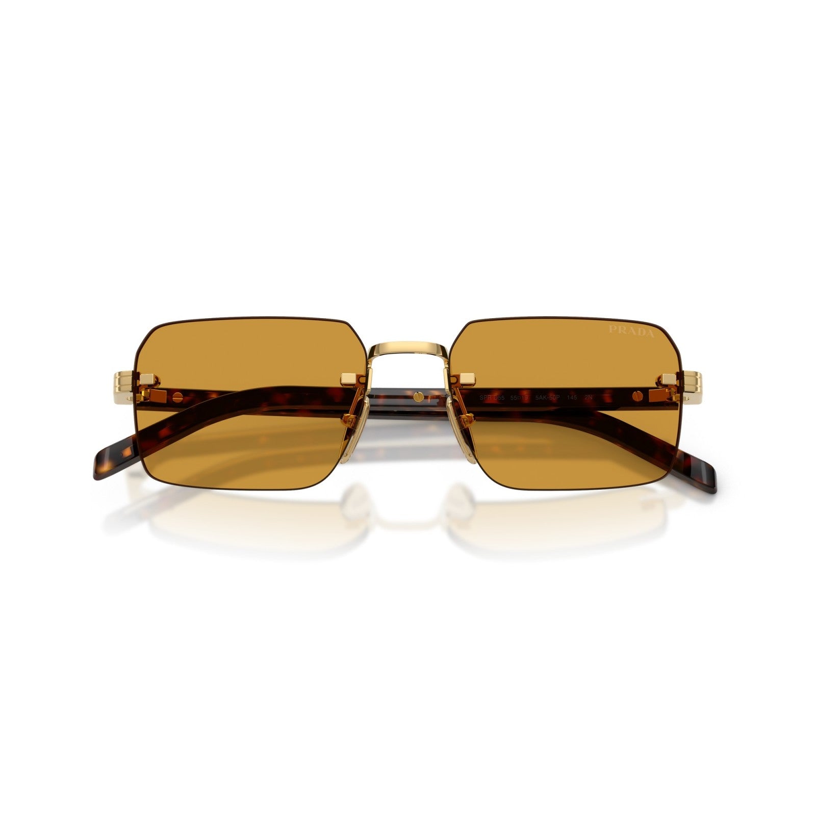 Prada PR D55S - 5AK50P Oro | Occhiale Da Sole Uomo