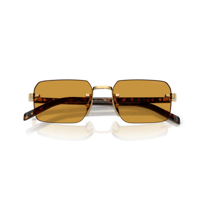 Prada PR D55S - 5AK50P Oro | Occhiale Da Sole Uomo