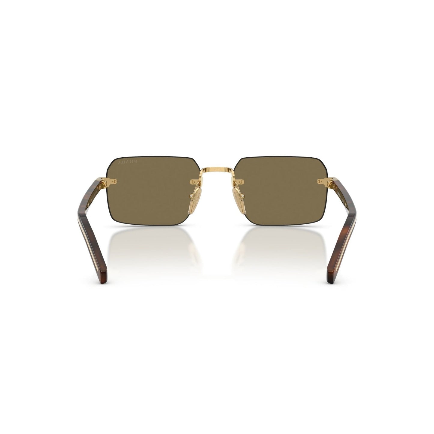 Prada PR D55S - 5AK90F Oro | Occhiale Da Sole Uomo