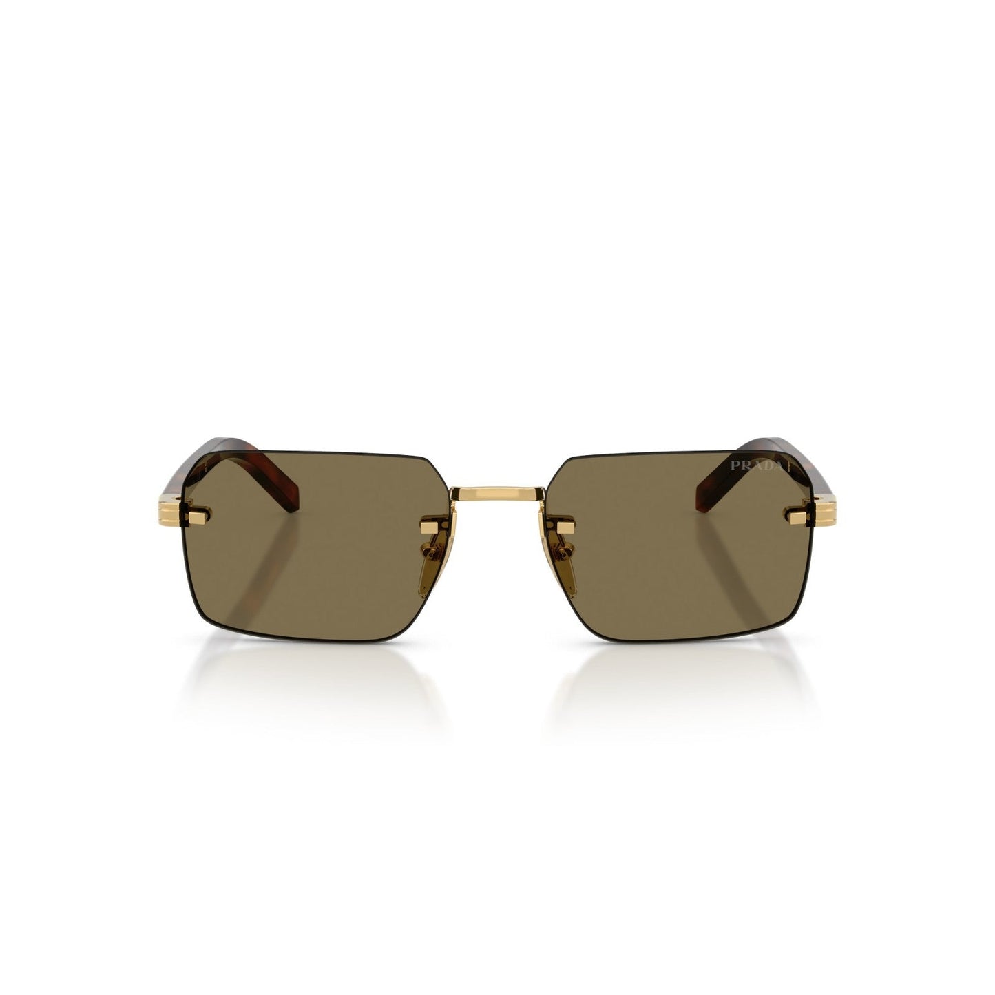 Prada PR D55S - 5AK90F Oro | Occhiale Da Sole Uomo