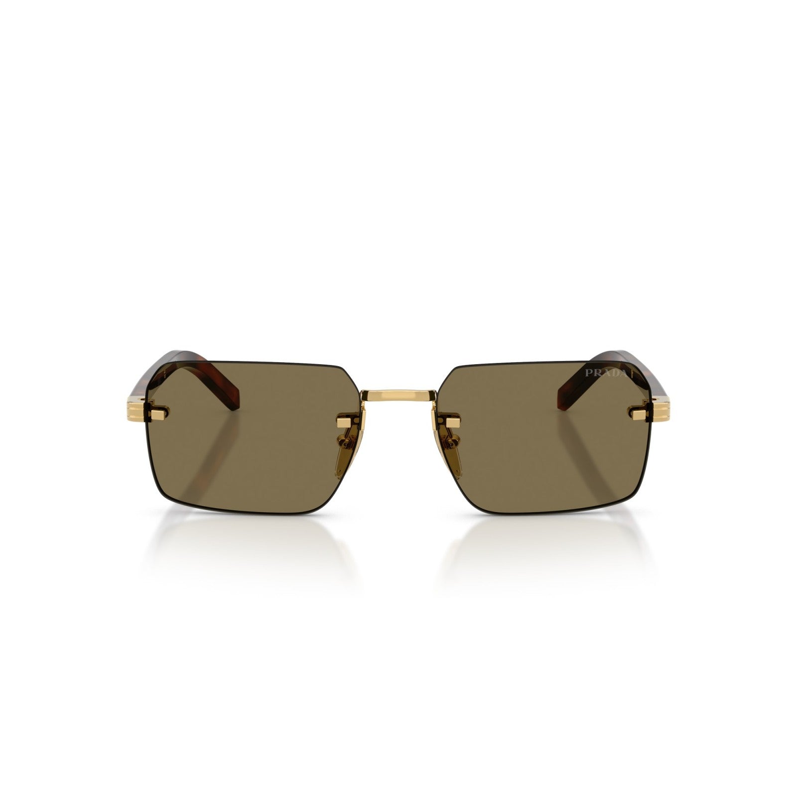 Prada PR D55S - 5AK90F Oro | Occhiale Da Sole Uomo