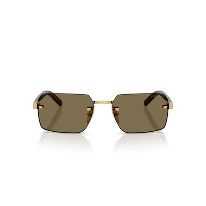 Prada PR D55S - 5AK90F Oro | Occhiale Da Sole Uomo