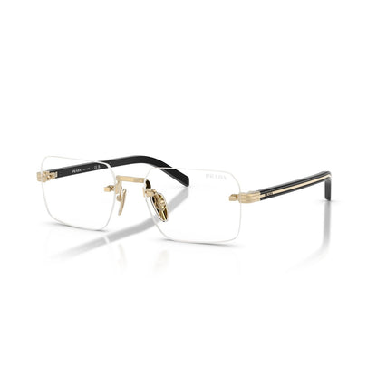 Prada PR D55S - ZVN10W Oro Pallido | Occhiale Da Sole Uomo