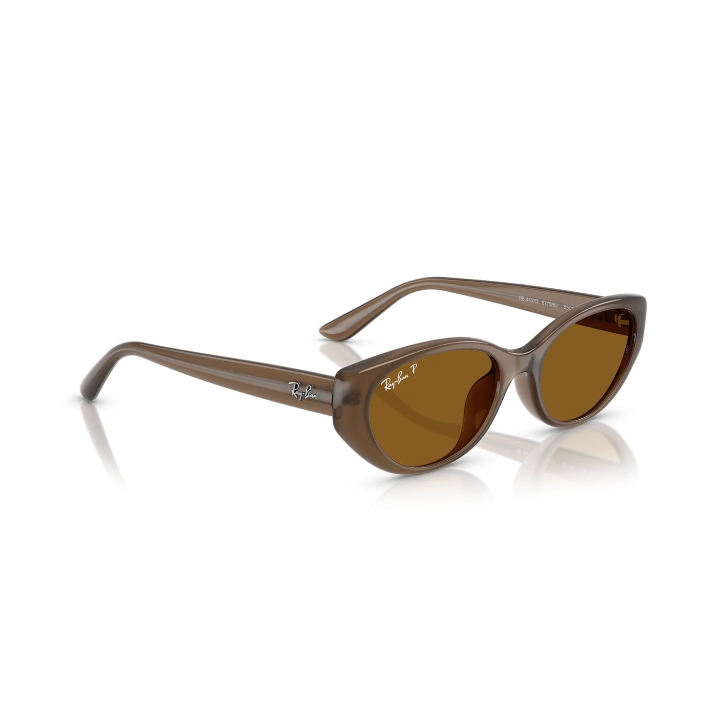 Ray-Ban RB 4457D - 677983 Marrone Trasparente | Occhiale Da Sole Unisex