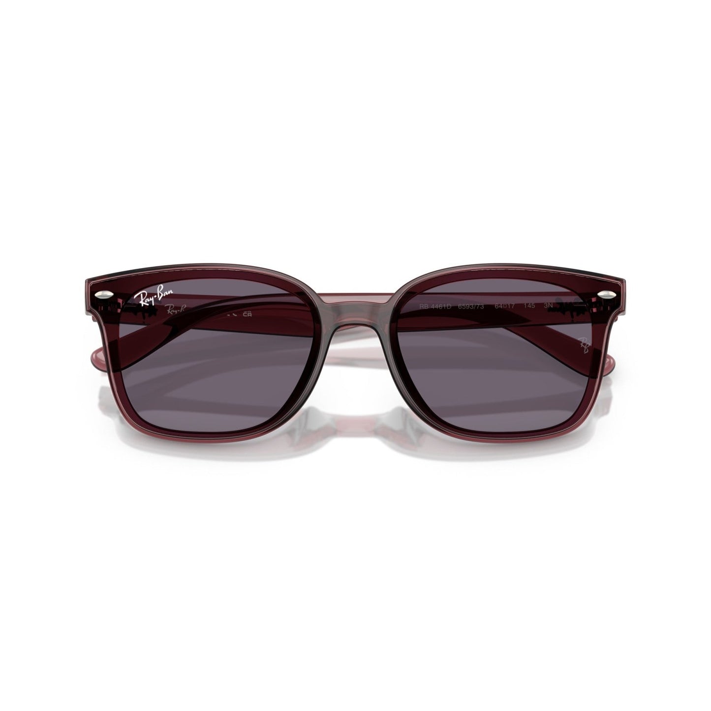 Ray-Ban RB 4461D - 659373 Marrone Scuro Trasparente | Occhiale Da Sole Unisex