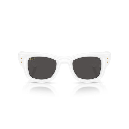Ray-Ban RB 4940 Wayfarer Puffer 671/87 Bianco | Occhiale Da Sole Unisex