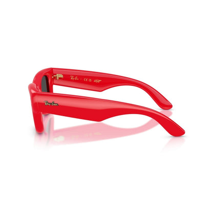 Ray-Ban RB 4940 Wayfarer Puffer 683187 Rosso | Occhiale Da Sole Unisex