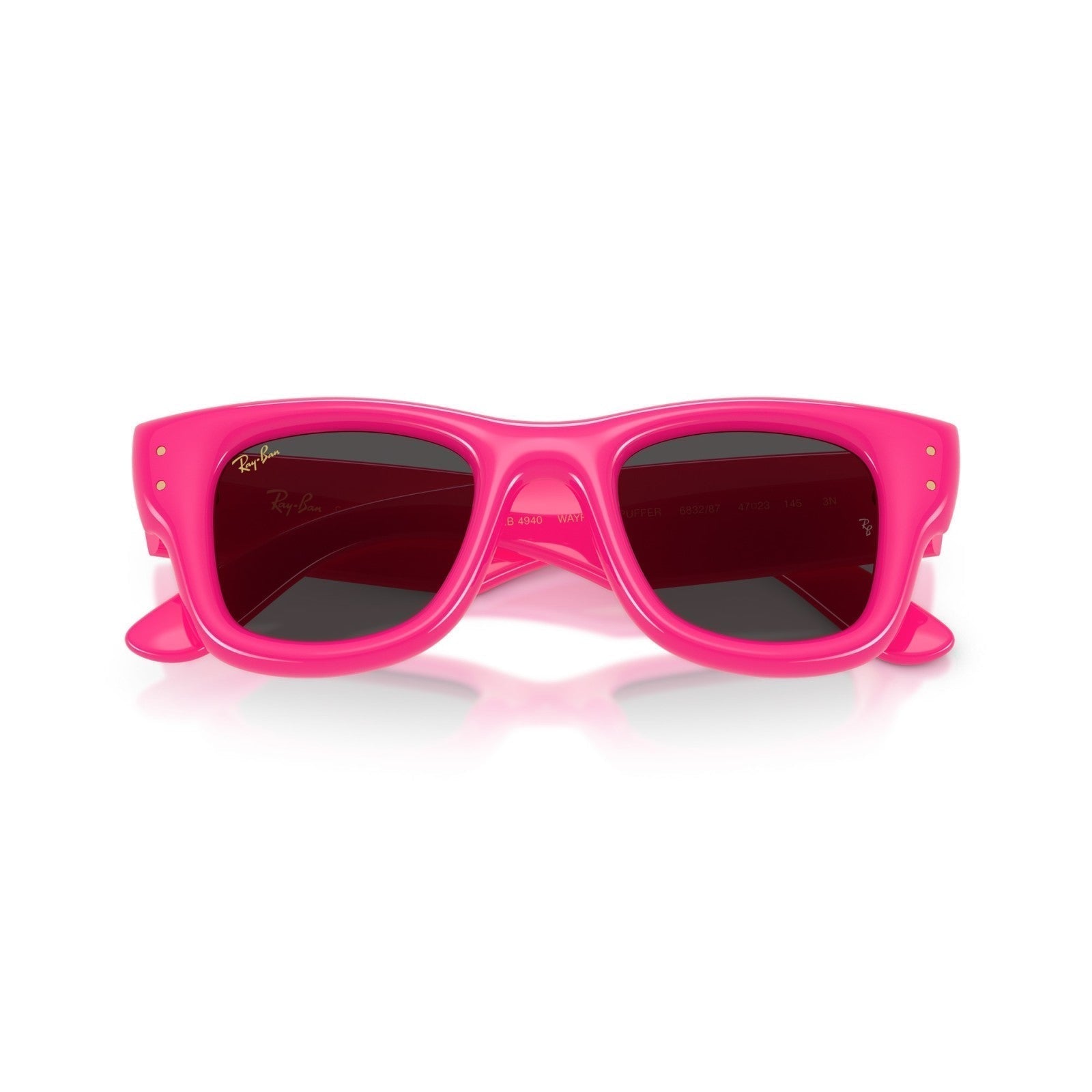 Ray-Ban RB 4940 Wayfarer Puffer 683287 Fucsia | Occhiale Da Sole Unisex