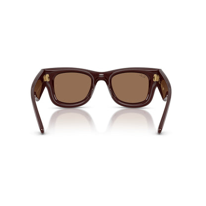 Ray-Ban RB 4940 Wayfarer Puffer 687773 Marrone Scuro | Occhiale Da Sole Unisex