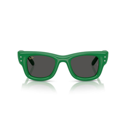 Ray-Ban RB 4940B Wayfarer Puffer 685987 Verde E Strass | Occhiale Da Sole Unisex