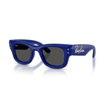 Ray-Ban RB 4940B Wayfarer Puffer 686087 Blu E Strass | Occhiale Da Sole Unisex