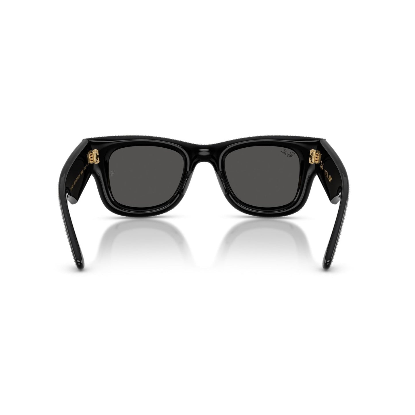 Ray-Ban RB 4940BP Wayfarer Puffer 686587 Pavé Nero E Strass | Occhiale Da Sole Unisex