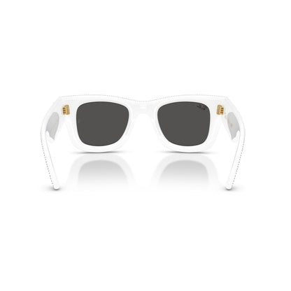 Ray-Ban RB 4940BP Wayfarer Puffer 686687 Pavé Bianco E Strass | Occhiale Da Sole Unisex