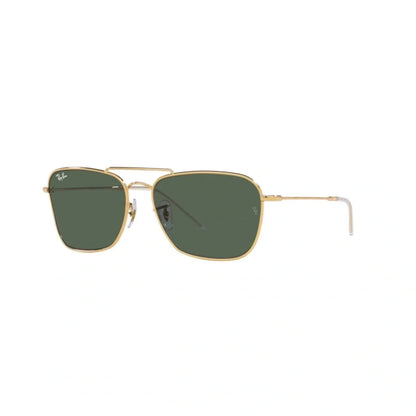 Ray-Ban RB R0102S Caravan Reverse 001/VR Oro | Occhiale Da Sole Unisex