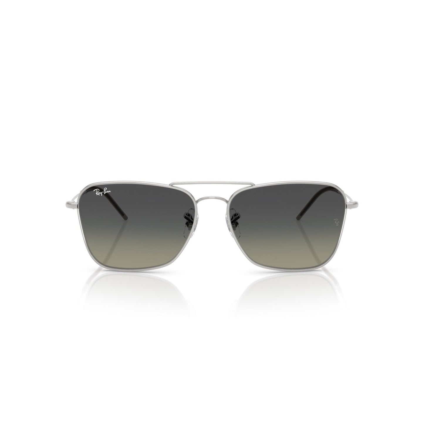 Ray-Ban RB R0102S Caravan Reverse 003/GS Argento | Occhiale Da Sole Unisex