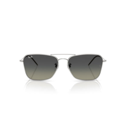Ray-Ban RB R0102S Caravan Reverse 003/GS Argento | Occhiale Da Sole Unisex