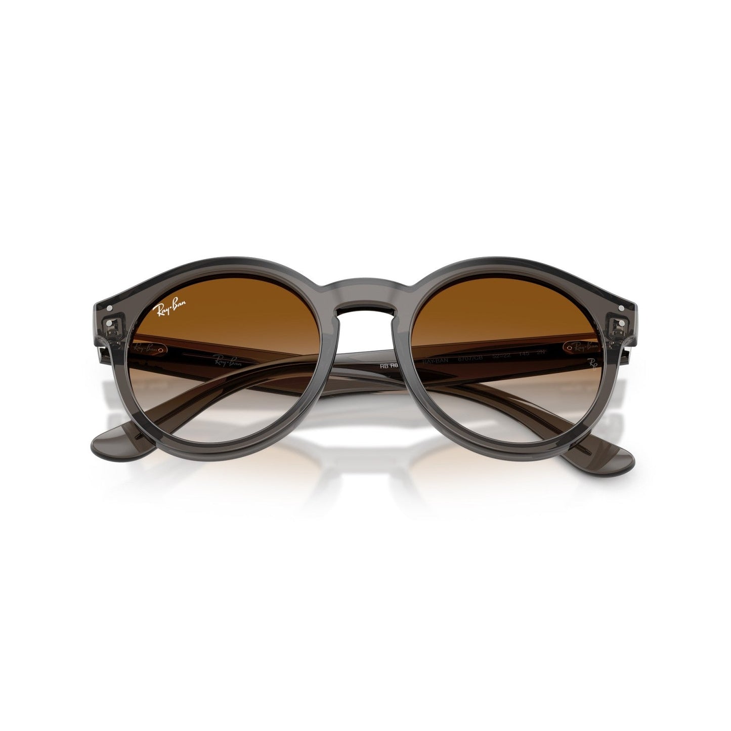 Ray-Ban RB R0505S - 6707CB Grigio Scuro Trasparente | Occhiale Da Sole Unisex