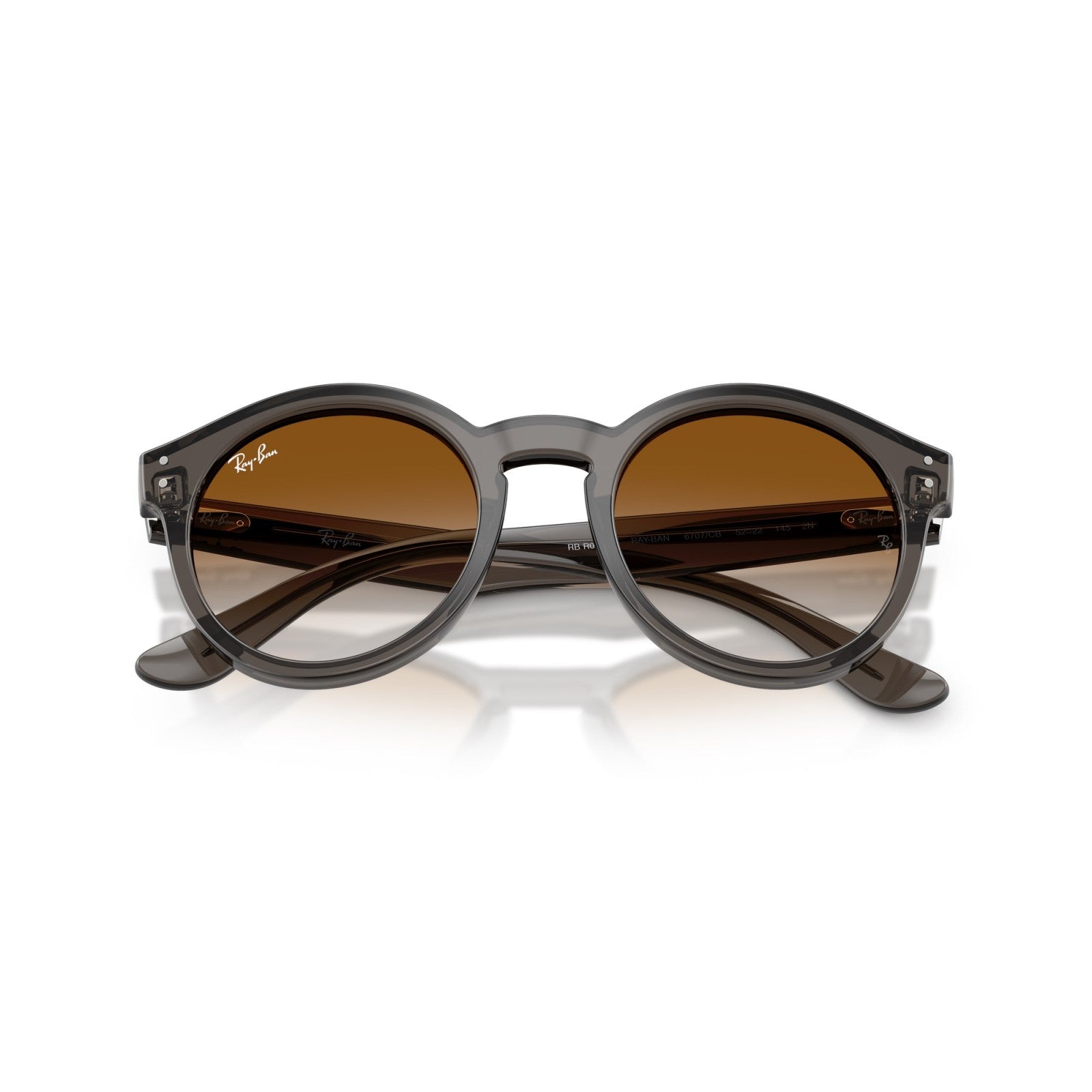 Ray-Ban RB R0505S - 6707CB Grigio Scuro Trasparente | Occhiale Da Sole Unisex