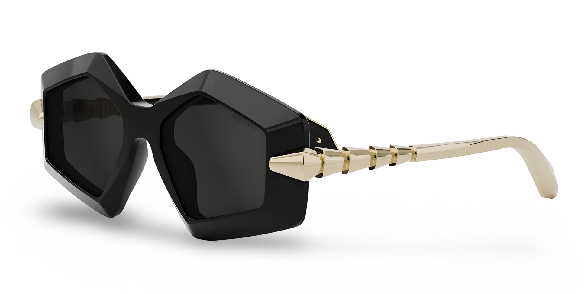 BVLGARI Occhiali Da Sole Geometrico Nero