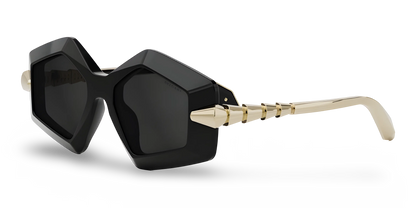 BVLGARI Occhiali Da Sole Geometrico Nero