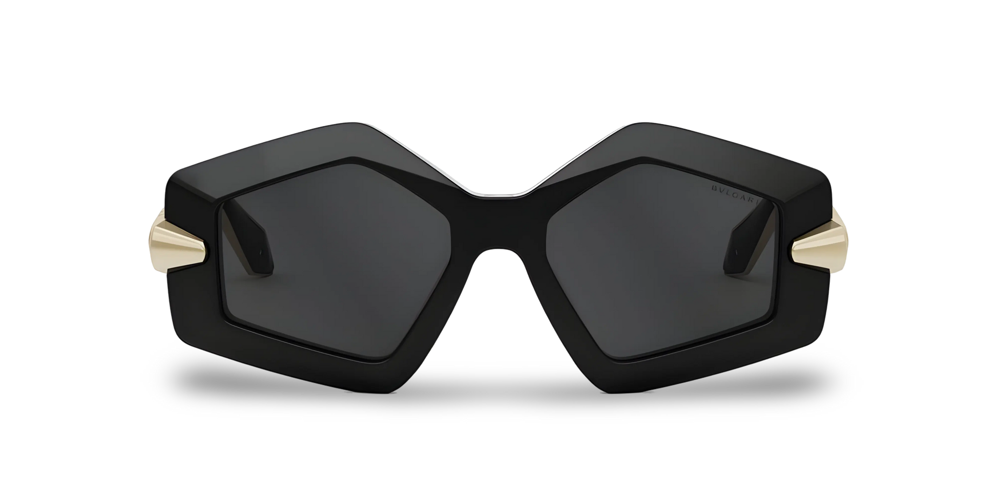 BVLGARI Occhiali Da Sole Geometrico Nero