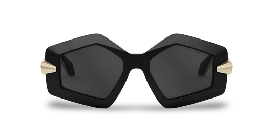 BVLGARI Occhiali Da Sole Geometrico Nero