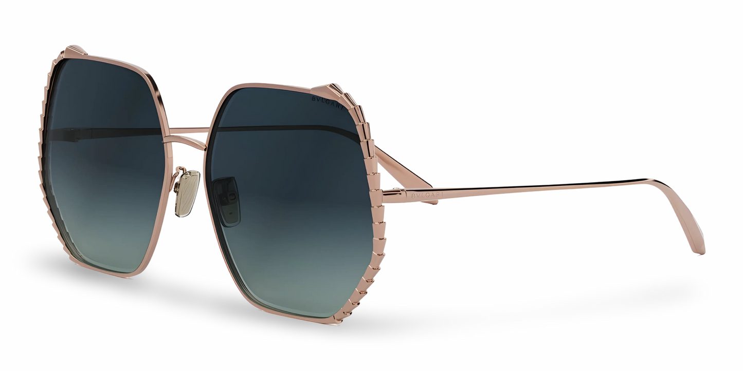 BVLGARI Occhiali Da Sole Geometrico Oro