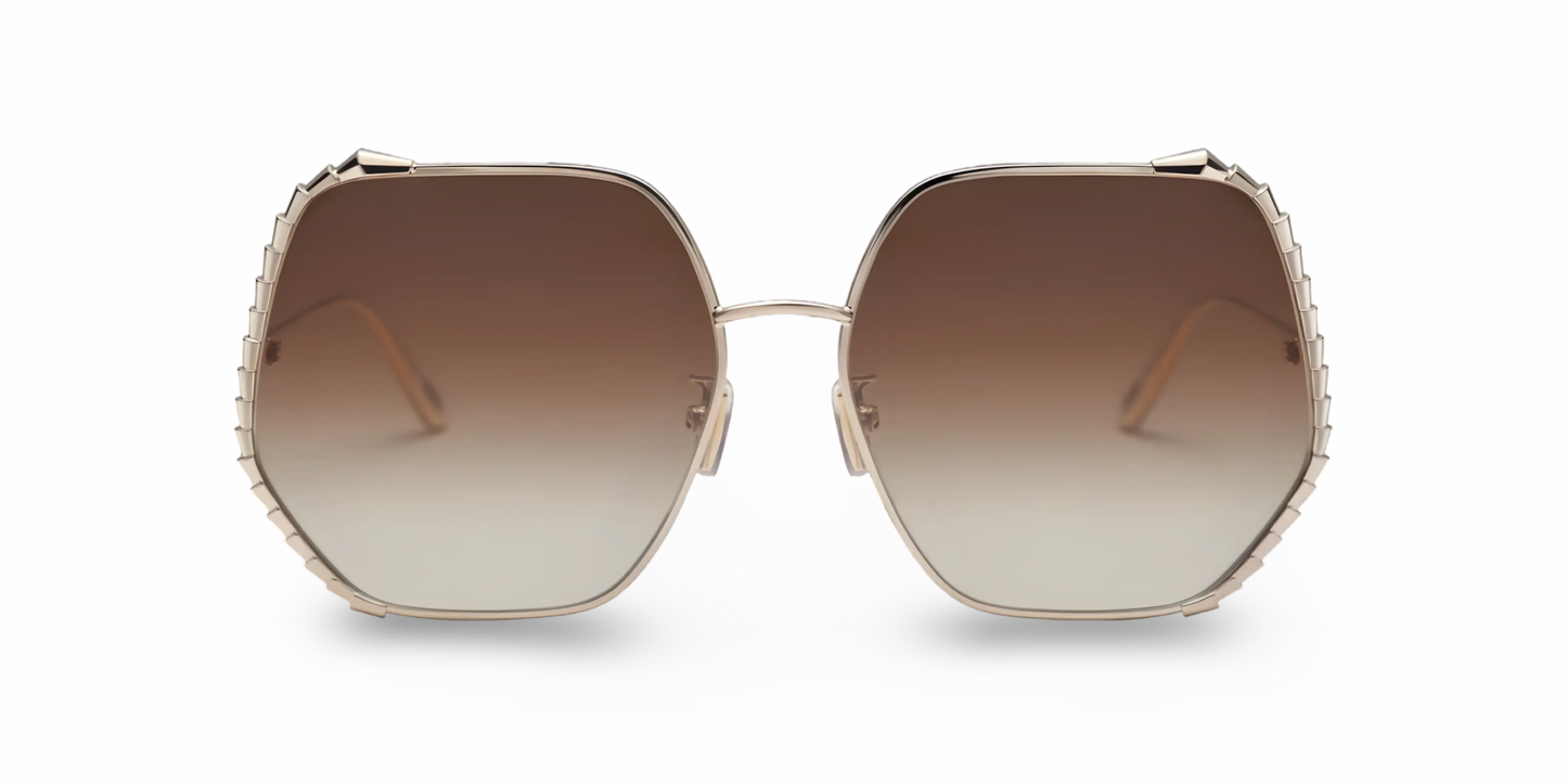 BVLGARI Occhiali Da Sole Geometrico Oro