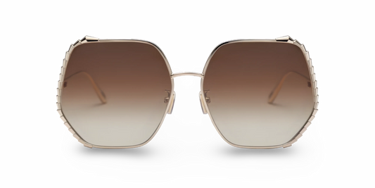 BVLGARI Occhiali Da Sole Geometrico Oro