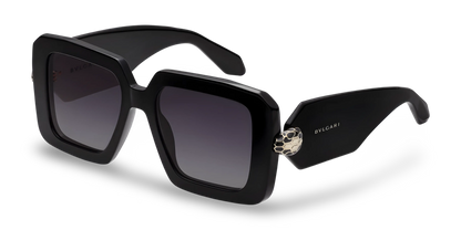 BVLGARI Occhiali Da Sole Squadrati Neri