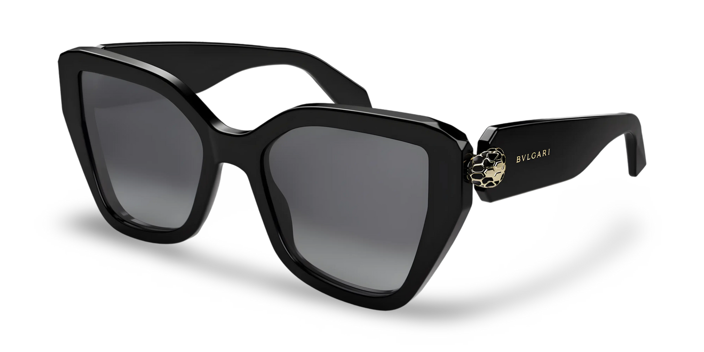 BVLGARI Occhiali Da Sole a Farfalla Neri