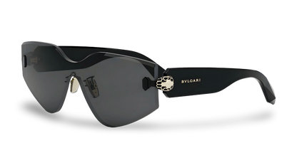 BVLGARI Occhiali Da Sole a Mascherina Neri